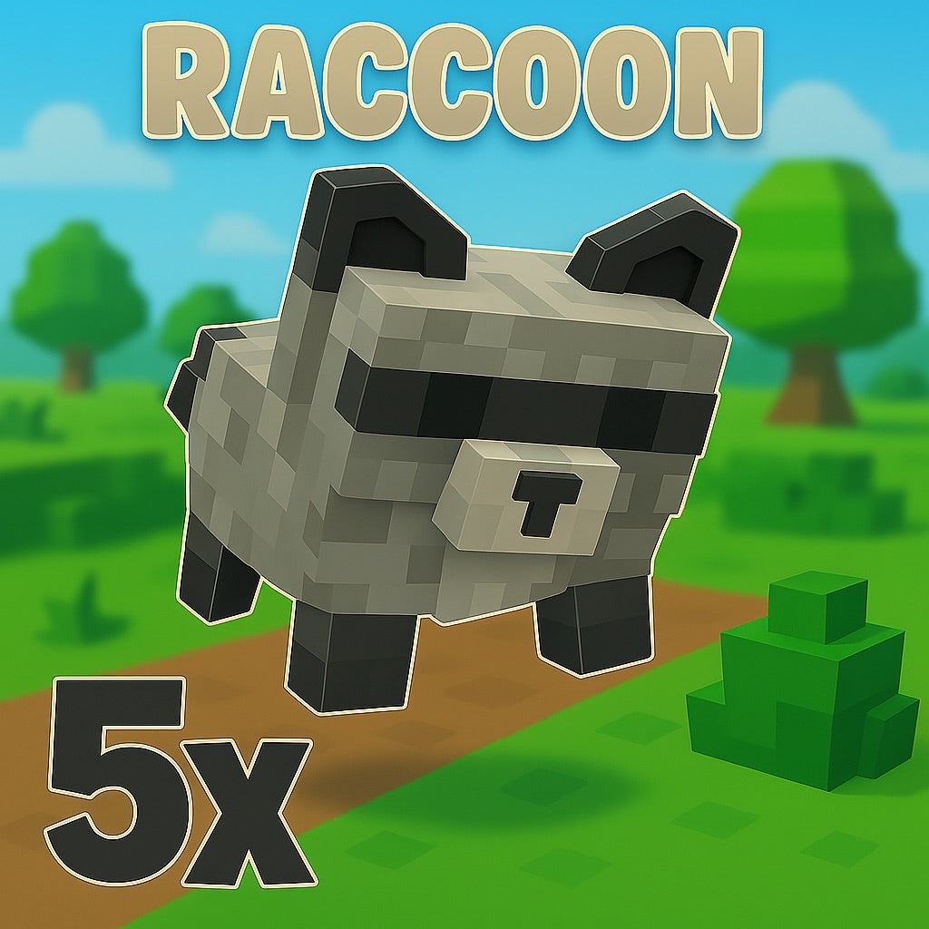 5x Raccoon Bundle