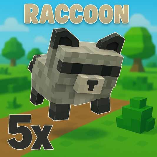 5x Raccoon Bundle